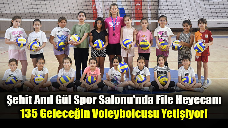 Eski?ehir GSB Spor Okullar� Voleybol Antrenmanlar� Eski�ehir’de T�m H�z�yla S�r�yor
