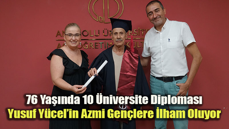 Emeklilikte Rekor ��renim: 21 Y�lda 10 A��k��retim Program� Bitirdi!