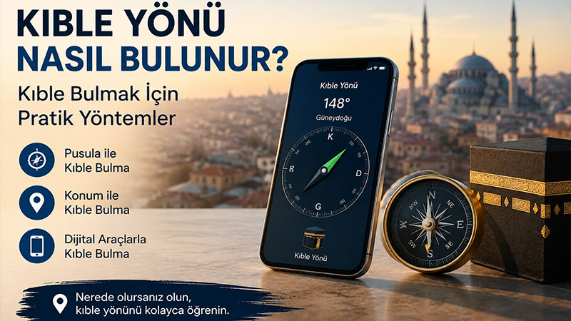 K�ble Y�n� Nas�l Bulunur? K�ble Bulmak ��in Pratik Y�ntemler