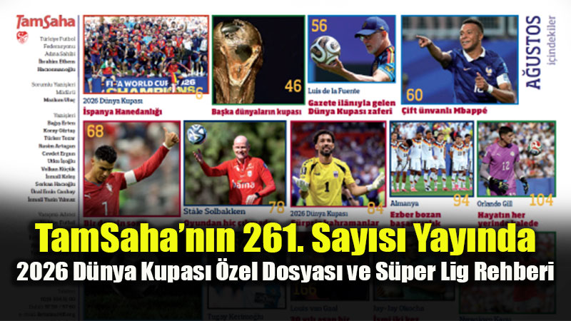 Eski?ehir T�rkiye Futbol Federasyonu TamSaha Dergisi�nin 261. Say�s� Yay�nland�