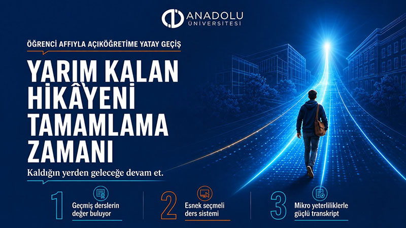 Eski?ehir Anadolu �niversitesi A��k��retim�de Yeni Nesil E�itim: Esnek Se�meli Ders Sistemi Geldi