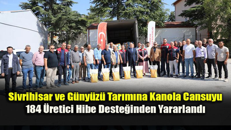 TAKE Projesi Meyvelerini Veriyor: 7 Bin 500 Dekarl�k Alana Kanola Tohumu Deste�i
