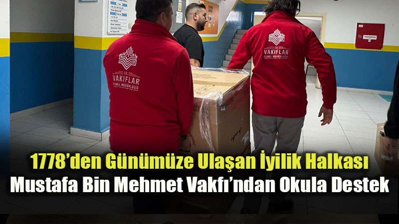 Tepeba���nda As�rl�k Hay�r �art� Ger�ekle�ti: �ukurhisar �lkokuluna Vak�f Eli
