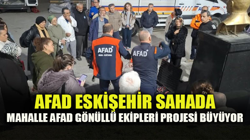 AFAD Eski�ehir�den Kurtulu� ve Deliklita��ta Kritik E�itim
