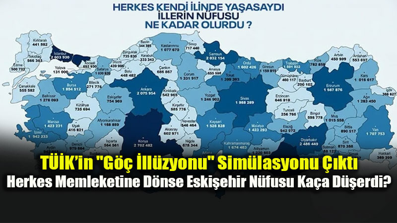 Herkes Kendi Memleketine D�nse N�fus Haritas� Nas�l �ekillenirdi?