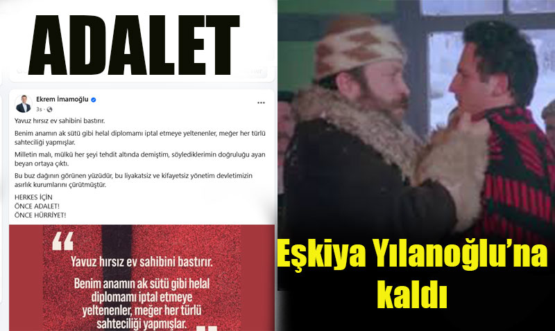 Adalet de �E�k�ya Y�lano�lu�na Kald� � Sahte Diploma Sahnesinde Tersy�z Olmu� Semboller