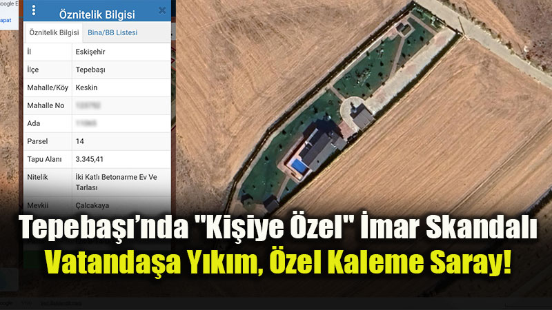 B�y�ker�en�de Bile Olmayan Ayr�cal�k: �zel Kalem M�d�r� Tarlay� Nas�l "Betonarme Ev" Yapt�?