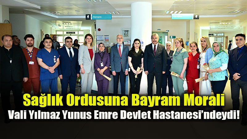 Eski�ehir�de Bayram Mesaisi: Vali Y�lmaz Hastanelerdeki Vatanda�lar� Unutmad�