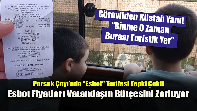 Eski�ehirli Babadan Esbot �syan�: "Bayram G�n� �ocuklara Bile Tam �cret Al�nd�"