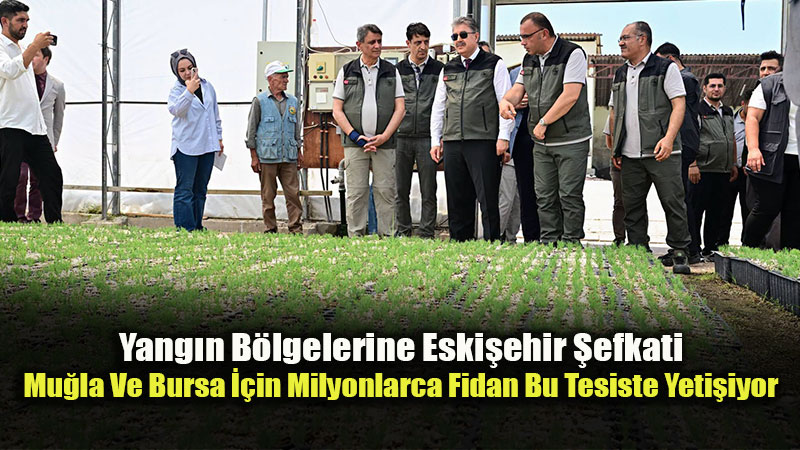 Eski�ehir Valisi Dr. Erdin� Y�lmaz Orman Fidanl�k M�d�rl���n� Ziyaret Etti