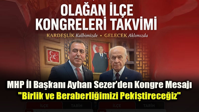 MHP Eski�ehir�de Se�im Hareketi: 14 �l�enin Kongre Tarihleri Belli Oldu