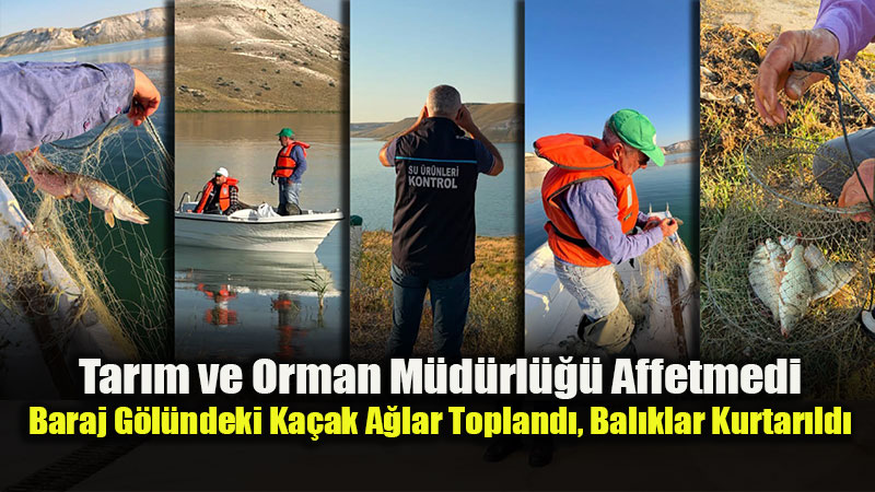 G�kp�nar Baraj G�l�’nde Ka�ak Avc�l�k Operasyonu: 950 Metrelik A� Ele Ge�irildi!
